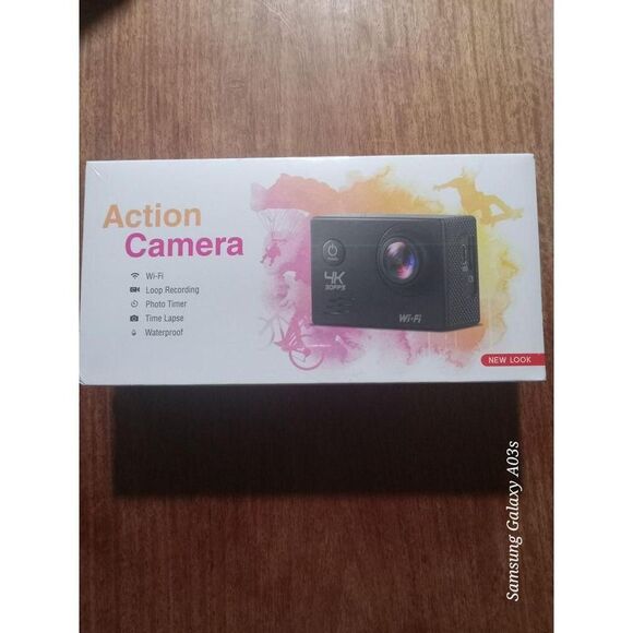 ACTION CAMERA 4K 30PFS Wi-Fi  CAMCORDER DUAL SCREENULTRA HD NEW‎ - Picture 1 of 4